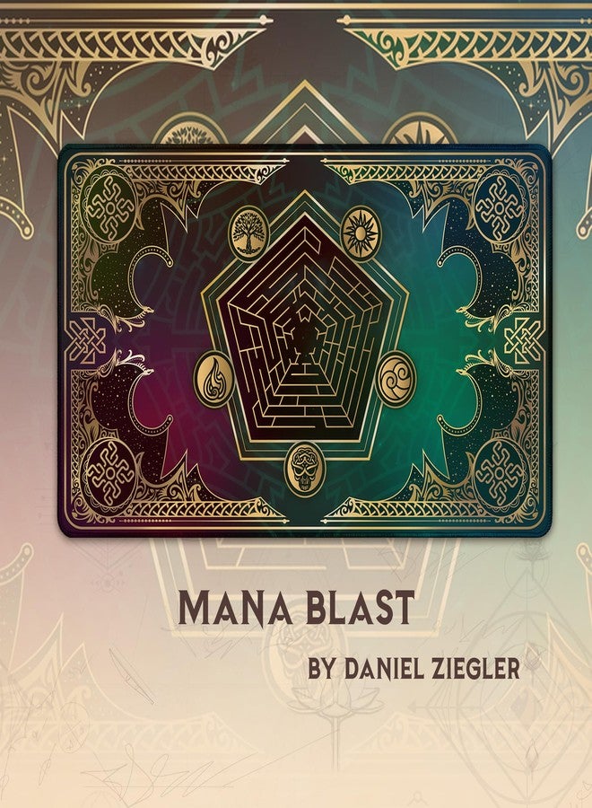 Paramint Mana Blast - MTG Playmat - Compatible with Magic The Gathering Playmat for Casual & Competitive Card Matches - Play MTG, YuGiOh, TCG - Original Play Mat Art Designs & Accessories - Image 3
